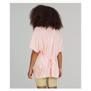 Side Tie V-Neck T-Shirt